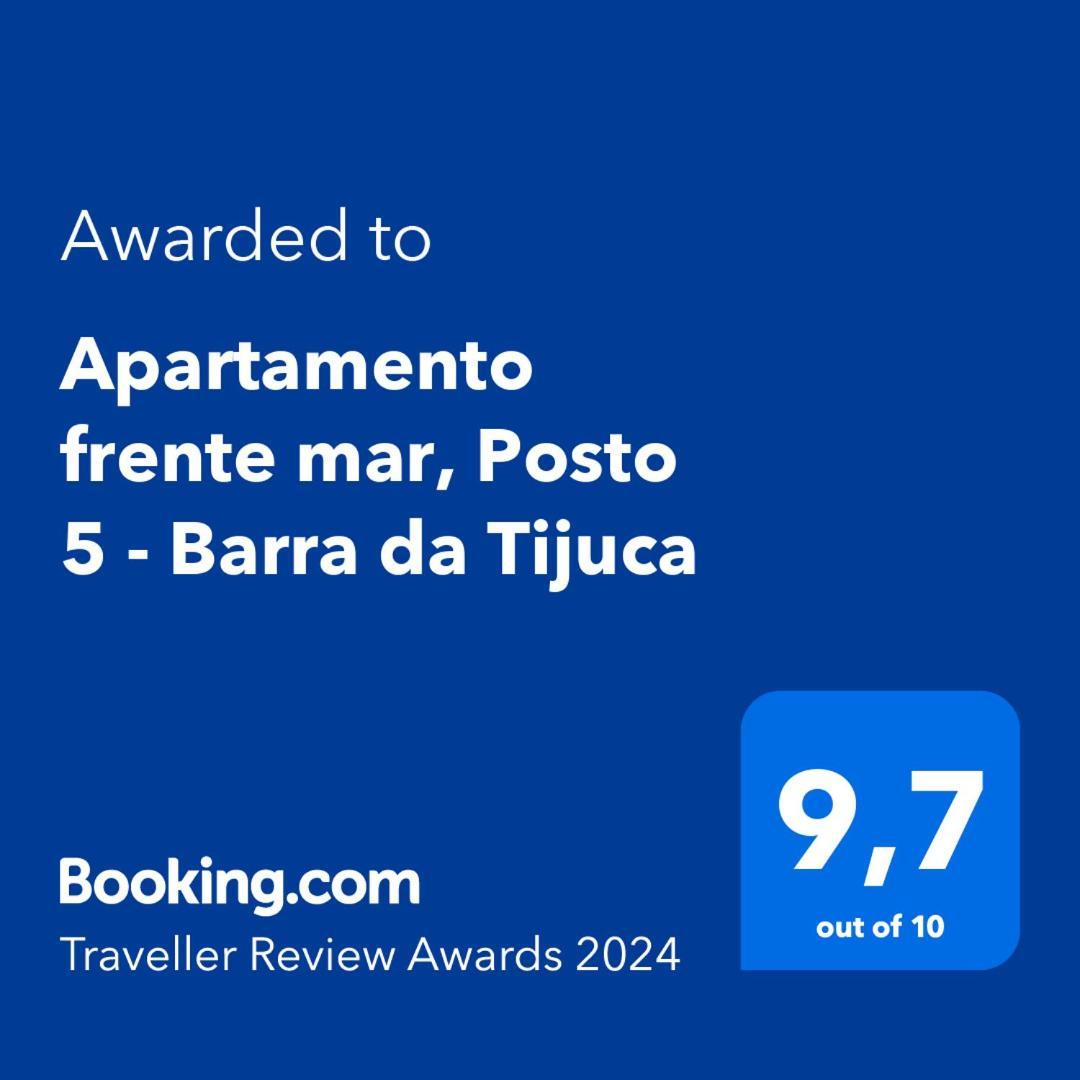 ריו דה ז'ניירו Apartamento Frente Mar, Posto 5 - Barra Da Tijuca מראה חיצוני תמונה